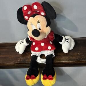 Disney Store Minnie Mouse Plush Stuffed 18In (Authentic Genuine Original)